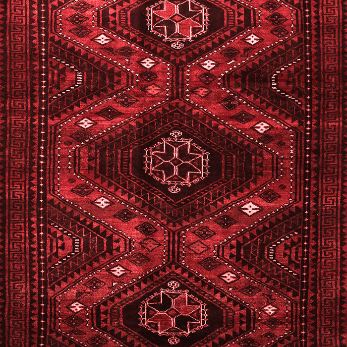 Machine Washable Persian Red Traditional Rug, wshtr1411red