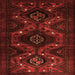 Serging Thickness of Persian Orange Traditional Rug, tr1411org