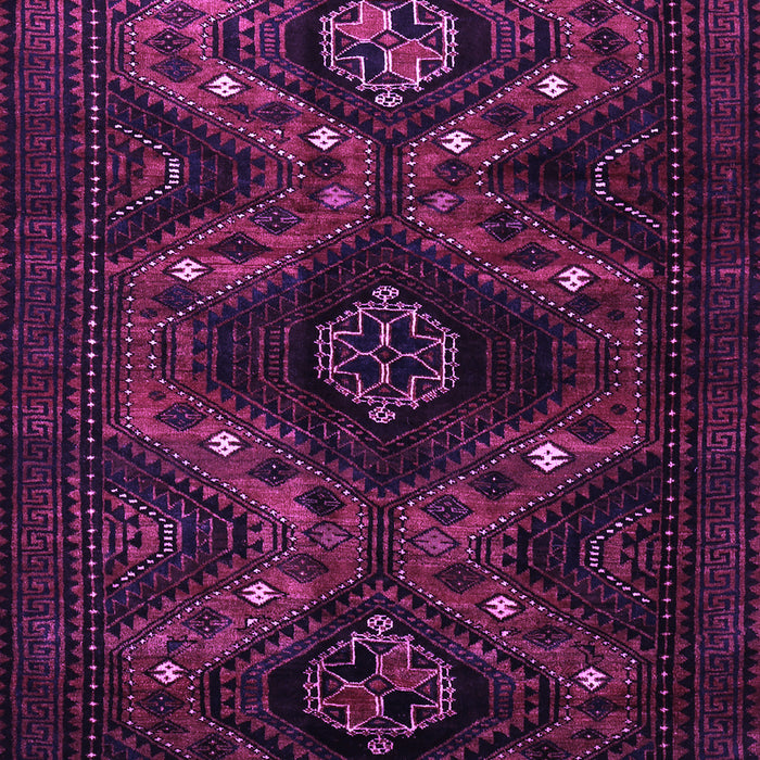Machine Washable Persian Purple Traditional Area Rugs, wshtr1411pur