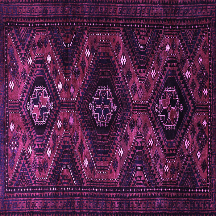 Square Persian Purple Traditional Rug, tr1411pur