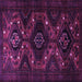 Square Persian Purple Traditional Rug, tr1411pur