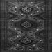 Serging Thickness of Persian Gray Traditional Rug, tr1411gry