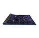 Sideview of Persian Blue Traditional Rug, tr1411blu