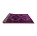 Sideview of Persian Purple Traditional Rug, tr1411pur