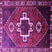 Square Machine Washable Persian Purple Traditional Area Rugs, wshtr1412pur