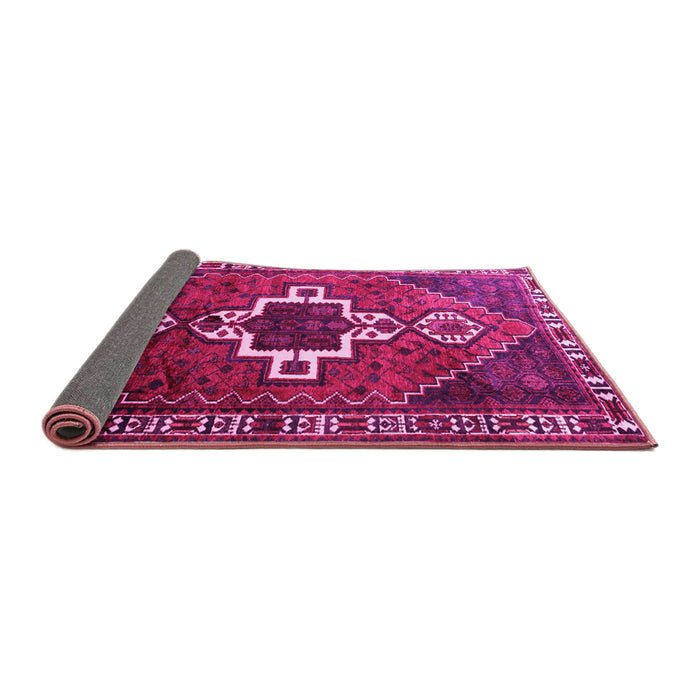 Sideview of Persian Pink Traditional Rug, tr1412pnk