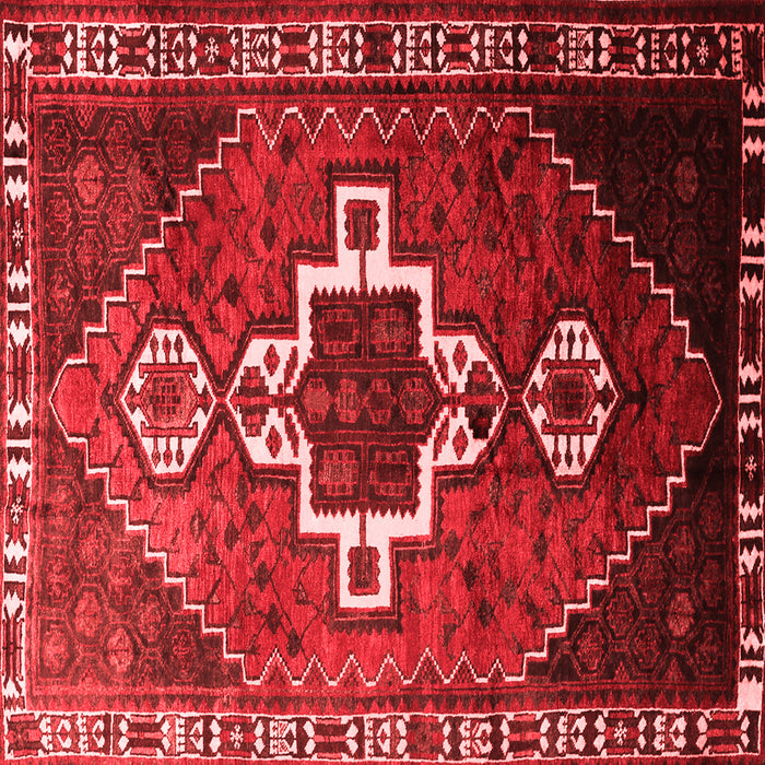 Machine Washable Persian Red Traditional Rug, wshtr1412red