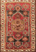 Machine Washable Persian Brown Traditional Rug, wshtr1413brn