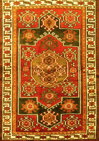 Persian Yellow Traditional Rug, tr1413yw