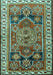 Persian Turquoise Traditional Rug, tr1413turq