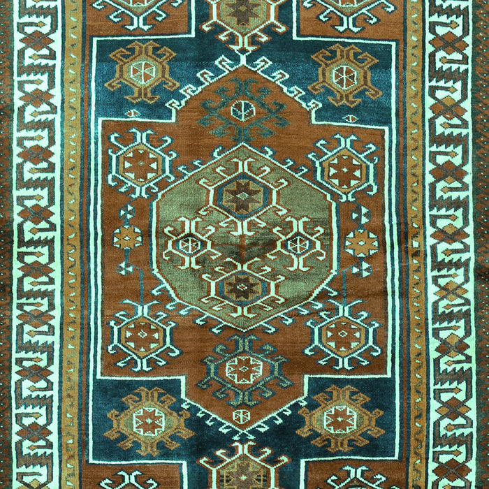 Persian Turquoise Traditional Rug, tr1413turq