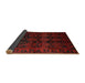 Sideview of Traditional Bakers Brown Persian Rug, tr1414