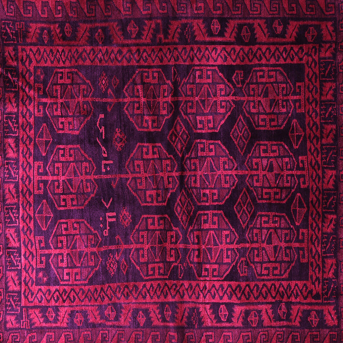 Square Machine Washable Persian Pink Traditional Rug, wshtr1414pnk