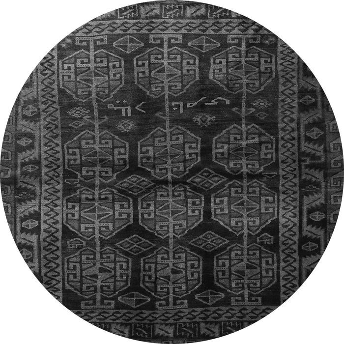 Square Persian Gray Traditional Rug, tr1414gry
