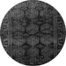 Square Persian Gray Traditional Rug, tr1414gry