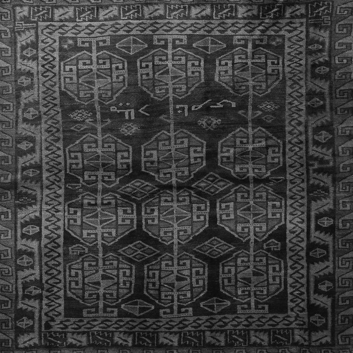 Serging Thickness of Persian Gray Traditional Rug, tr1414gry