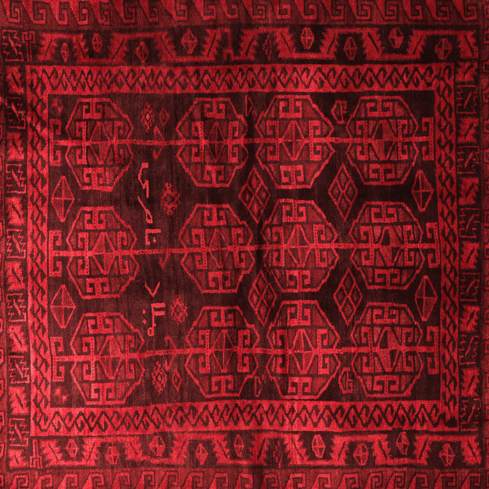 Machine Washable Persian Red Traditional Rug, wshtr1414red
