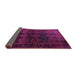 Sideview of Persian Purple Traditional Rug, tr1414pur