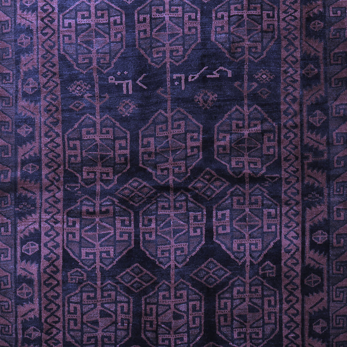 Machine Washable Persian Blue Traditional Rug, wshtr1414blu