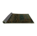 Sideview of Persian Turquoise Traditional Rug, tr1414turq