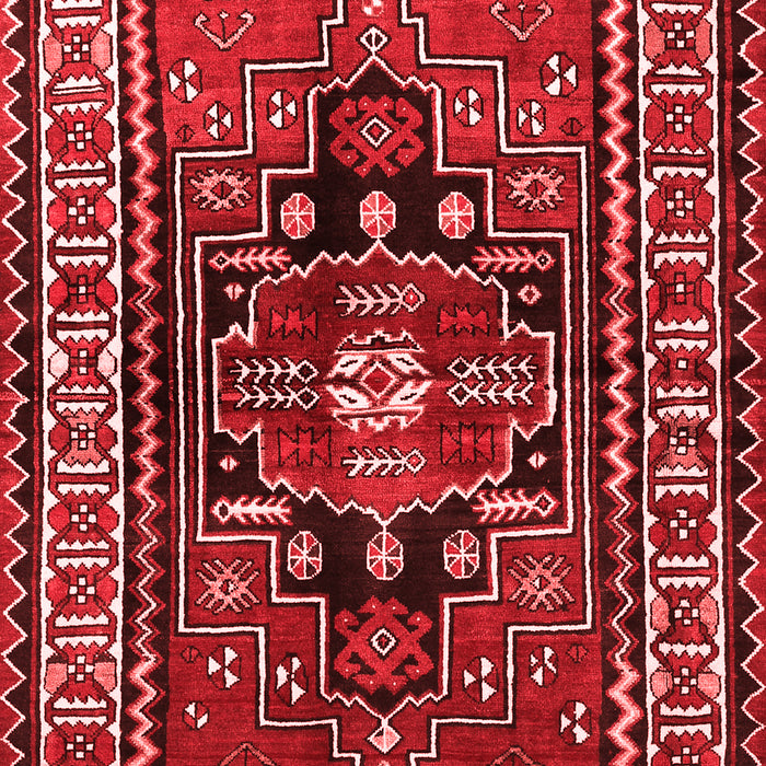 Machine Washable Persian Red Traditional Rug, wshtr1415red