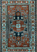 Persian Light Blue Traditional Rug, tr1415lblu