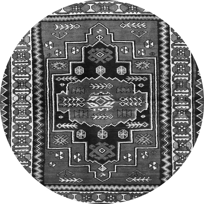 Square Persian Gray Traditional Rug, tr1415gry