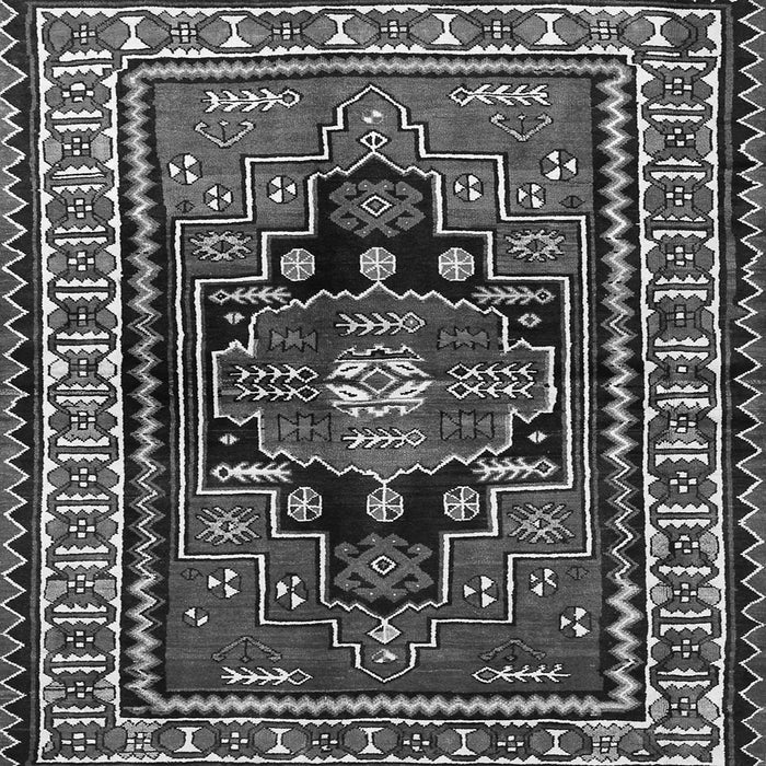 Serging Thickness of Persian Gray Traditional Rug, tr1415gry