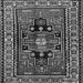 Serging Thickness of Persian Gray Traditional Rug, tr1415gry