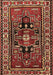 Machine Washable Persian Brown Traditional Rug, wshtr1415brn