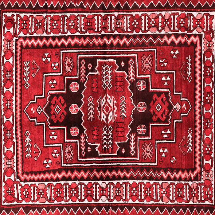 Machine Washable Persian Red Traditional Rug, wshtr1415red