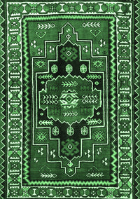 Persian Emerald Green Traditional Rug, tr1415emgrn