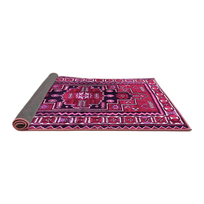 Sideview of Persian Pink Traditional Rug, tr1415pnk