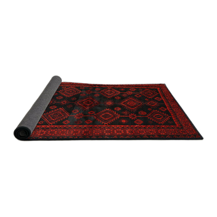 Sideview of Traditional Red Persian Rug, tr1416