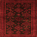 Serging Thickness of Persian Orange Traditional Rug, tr1416org
