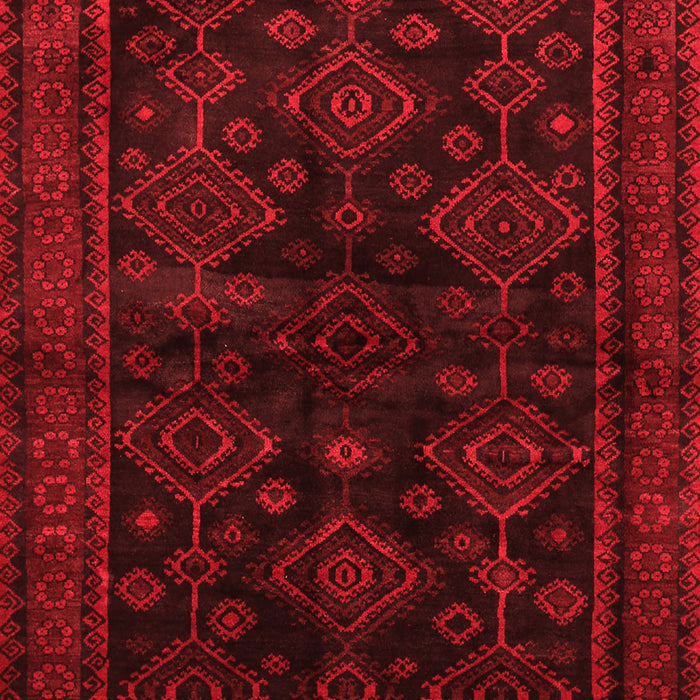 Machine Washable Persian Red Traditional Rug, wshtr1416red
