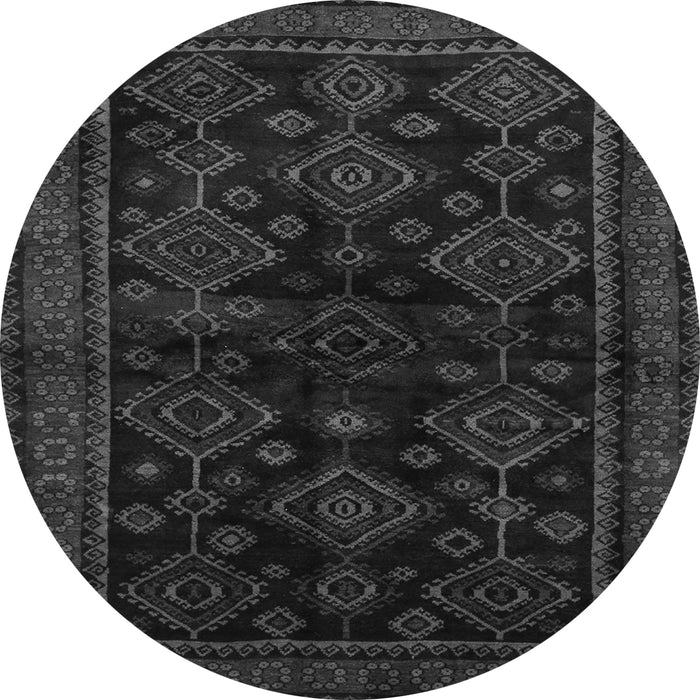 Machine Washable Persian Gray Traditional Rug, wshtr1416gry