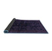 Sideview of Persian Blue Traditional Rug, tr1416blu