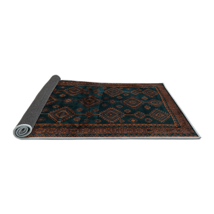 Sideview of Persian Light Blue Traditional Rug, tr1416lblu