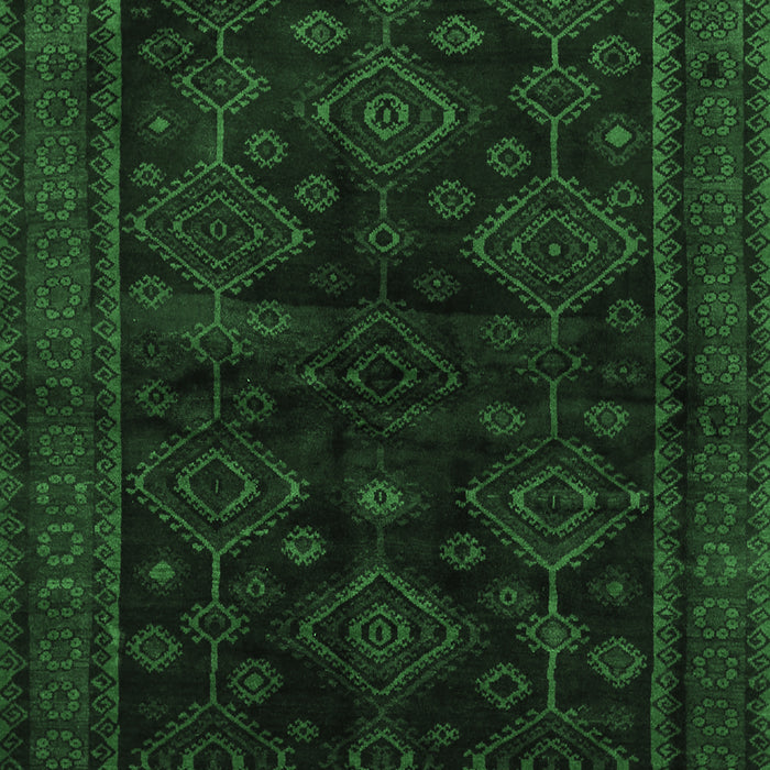 Machine Washable Persian Emerald Green Traditional Area Rugs, wshtr1416emgrn