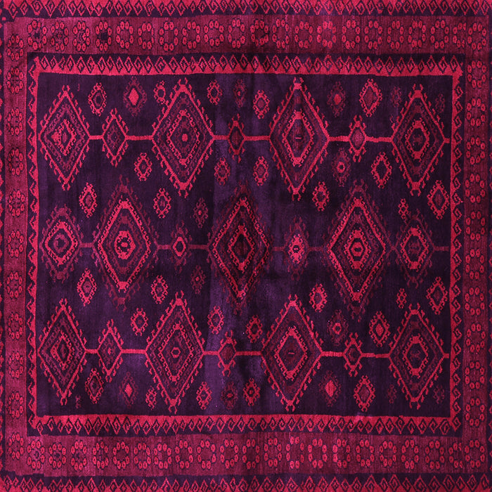 Square Persian Pink Traditional Rug, tr1416pnk