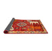 Sideview of Traditional Red Animal Rug, tr1417