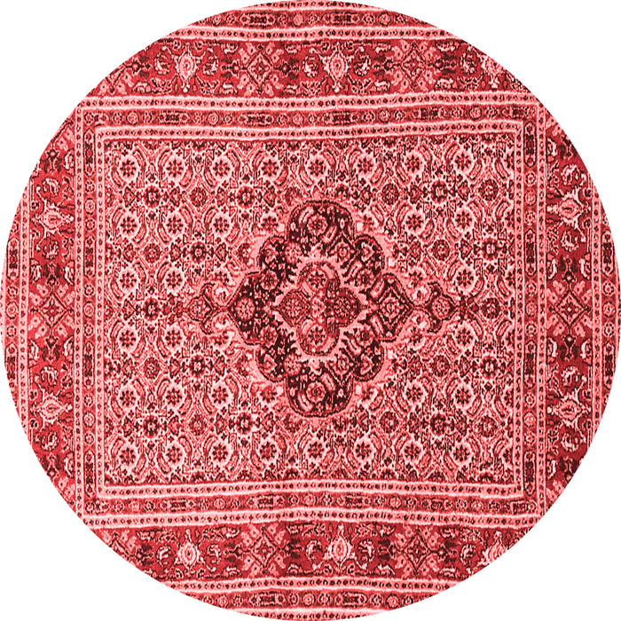 Medallion Red Traditional Rug, tr1418red