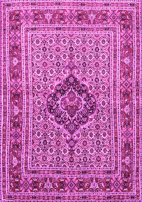 Medallion Pink Traditional Rug, tr1418pnk