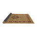 Sideview of Medallion Brown Traditional Rug, tr1418brn