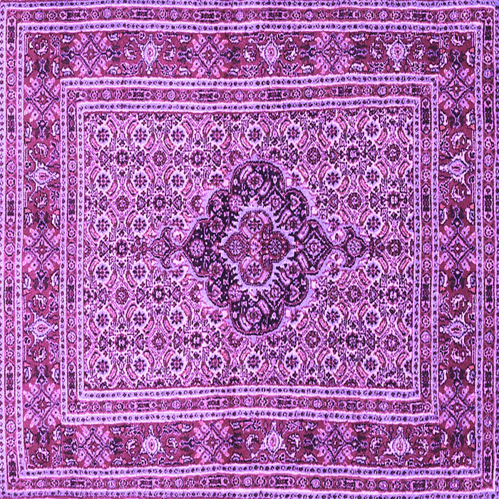 Square Medallion Purple Traditional Rug, tr1418pur