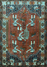 Persian Light Blue Traditional Rug, tr1419lblu