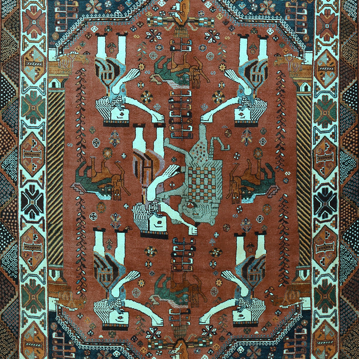 Persian Light Blue Traditional Rug, tr1419lblu