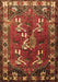 Machine Washable Persian Brown Traditional Rug, wshtr1419brn