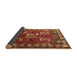 Sideview of Persian Brown Traditional Rug, tr1419brn
